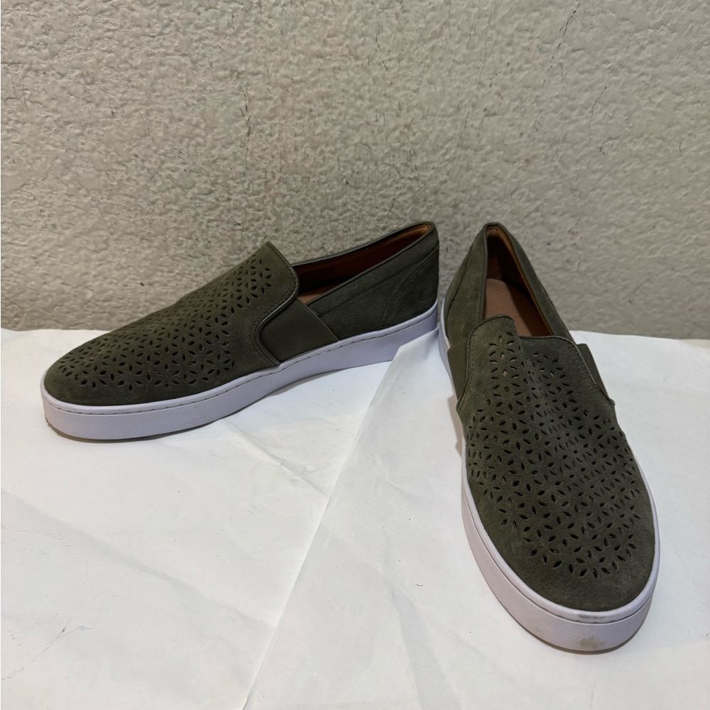 Vionic Kani  Slip On Comfort Loafer Shoes Suede Leather 8.5/40